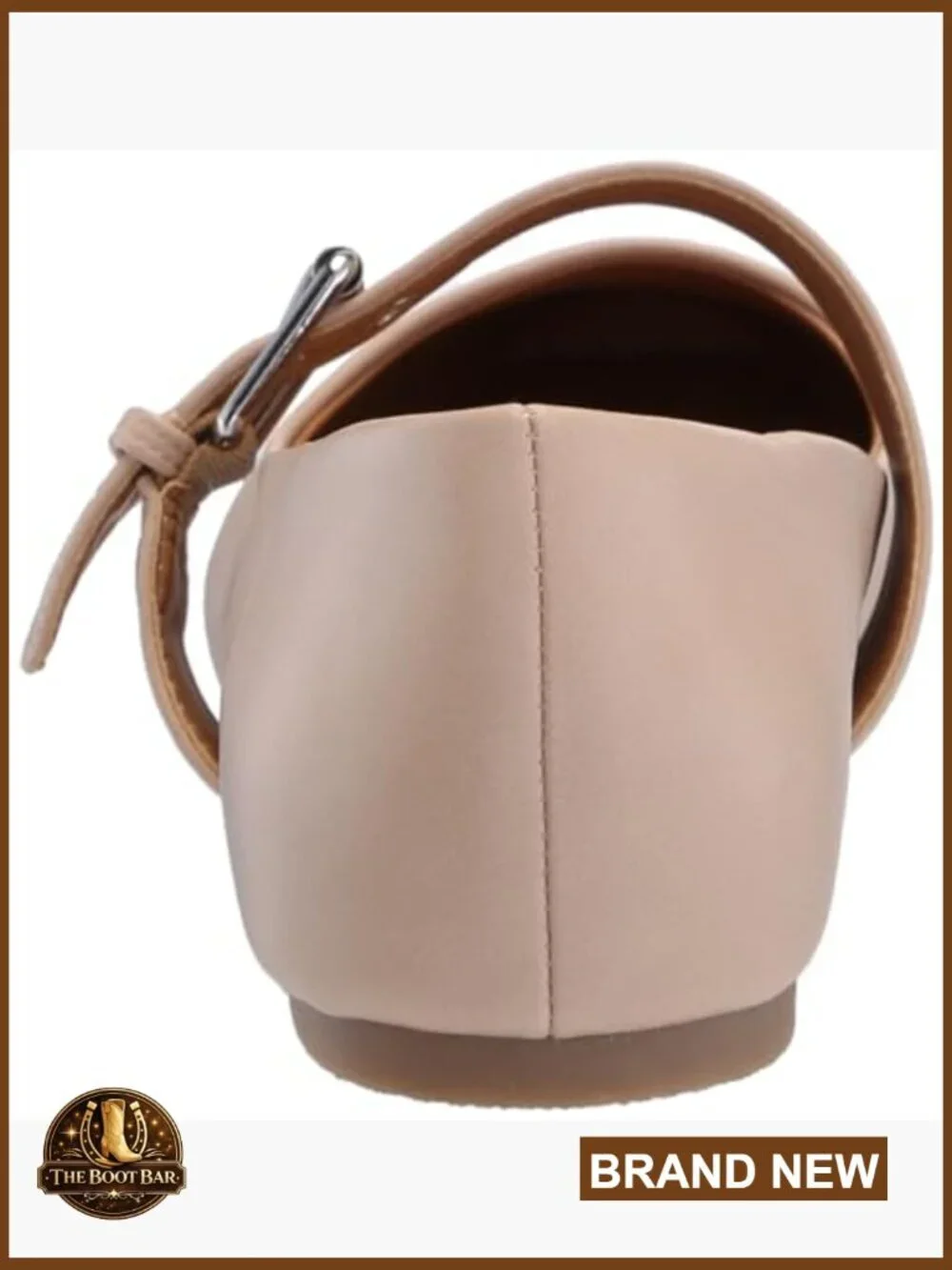 Women's Ballet Flats with Cushioned Insole and Mary Jane Strap
